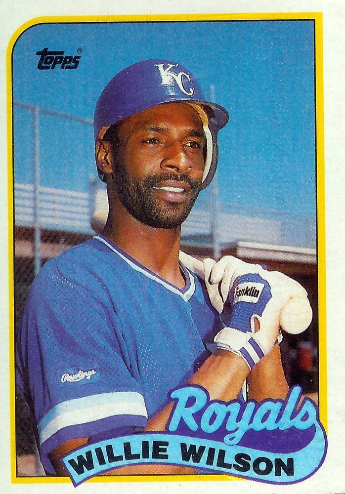 Willie Wilson (baseball) 1989 Topps 168 Willie Wilson Kansas City Royals Baseball