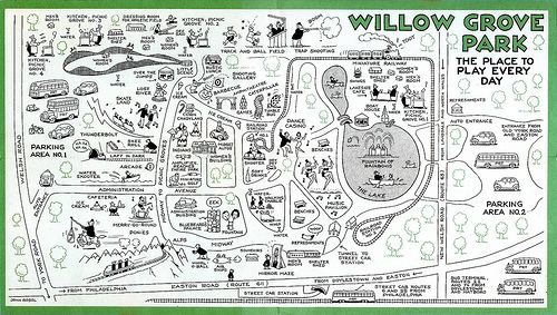 Willow Grove Park RAILROADNET View topic PRT map of Willow Grove Park