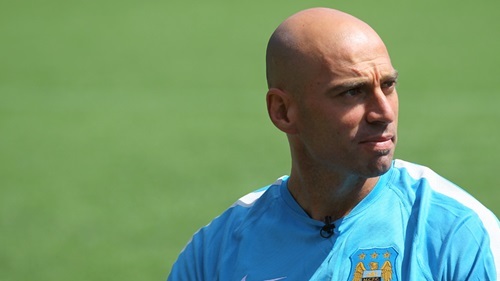 Willy Caballero Manchester City sign goalkeeper Willy Caballero from