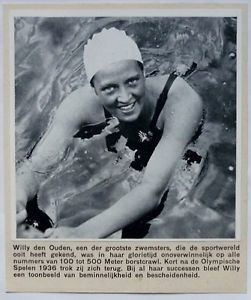 Willy den Ouden 1938 swimming Willy den Ouden Holland eBay