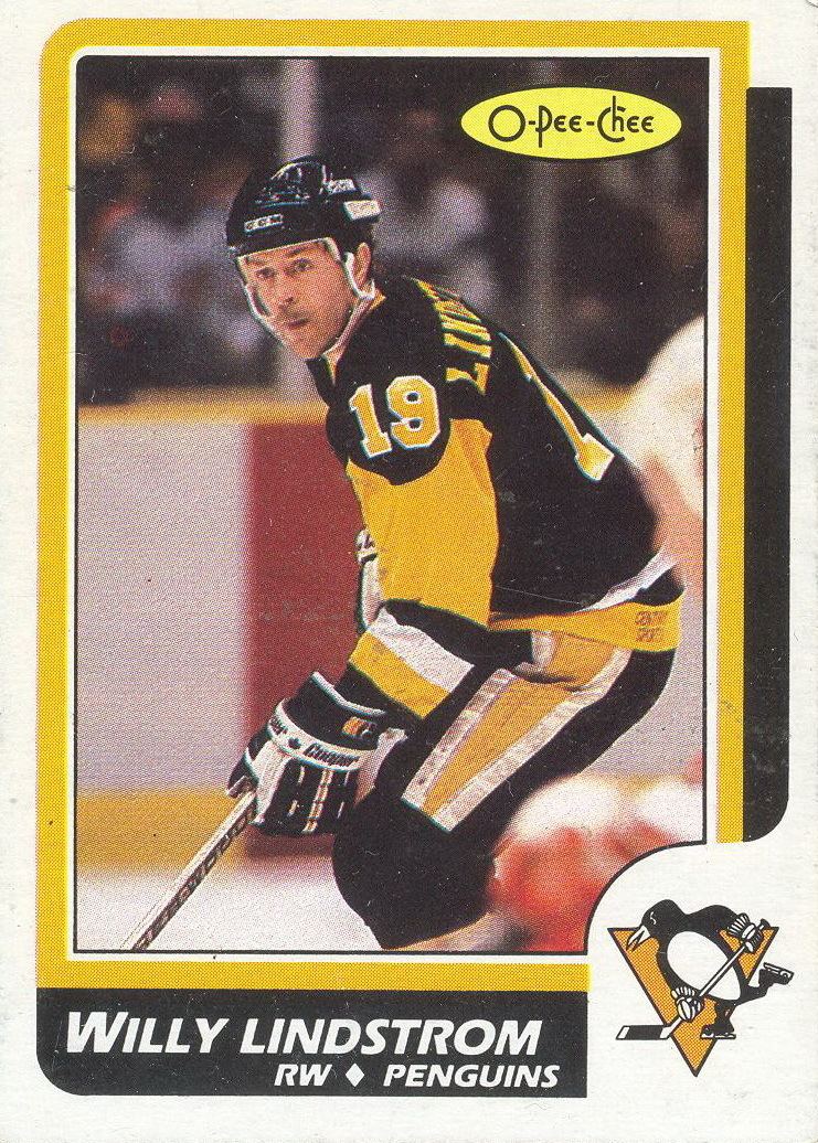 Willy Lindström Willy Lindstrom Player39s cards since 1985 1987 penguinshockey