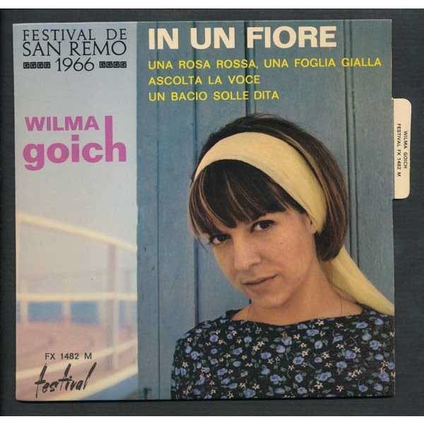 Wilma Goich in un fiore festival san remo 1966 by WILMA GOICH EP