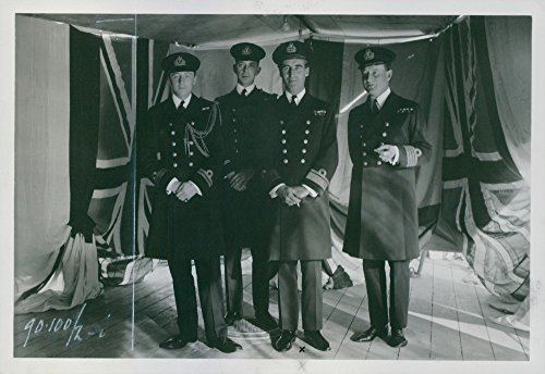 Wilmot Nicholson Vintage photo of 1921Admiral Wilmot Nicholson with Royal Navy