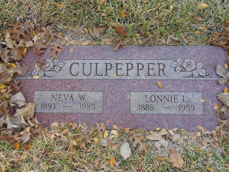 Wilmot Turner Neva Wilmot Turner Culpepper 1893 1985 Find A Grave Memorial