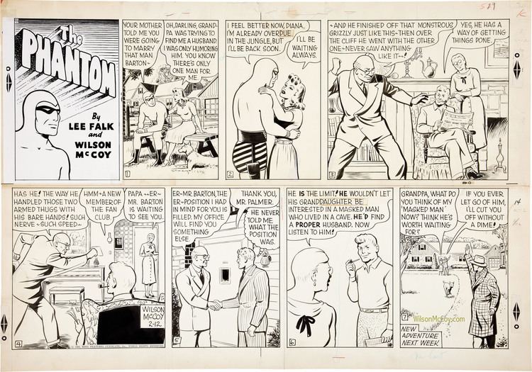 Wilson McCoy The Phantom Comic Art of Wilson McCoy