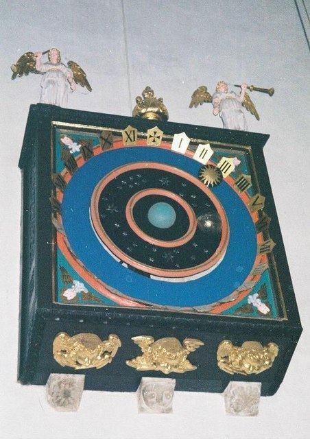 Wimborne Minster astronomical clock