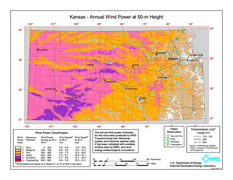 Wind power in Kansas