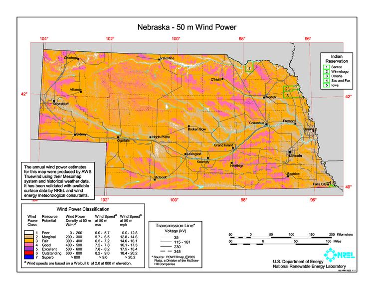 Wind power in Nebraska