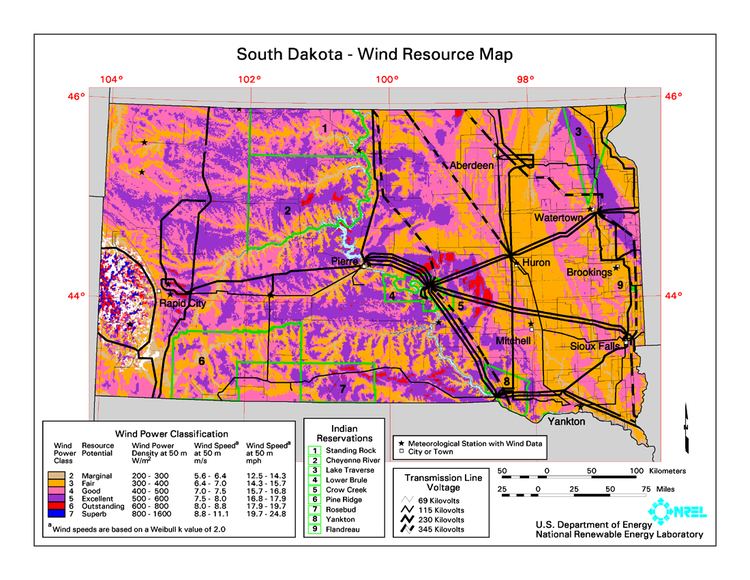 Wind power in South Dakota