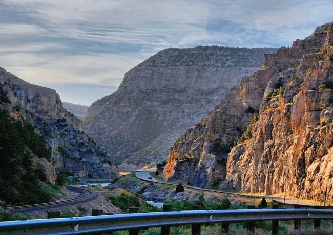 Wind River Canyon Wind River Canyon Scenic Byway Wyoming