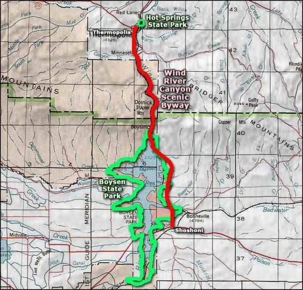 Wind River Canyon Wind River Canyon Scenic Byway Wyoming Scenic Byways