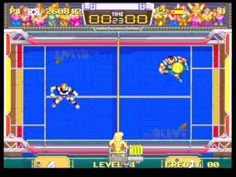 Windjammers (video game) WindJammers Flying Power Disc Best 2 Player game Ever YouTube