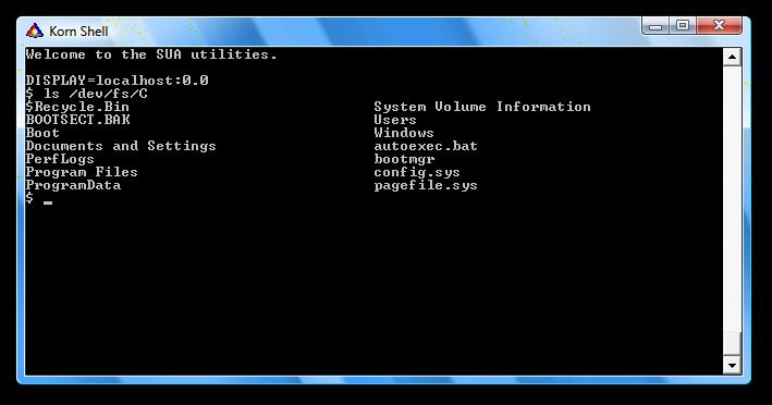Windows Services for UNIX