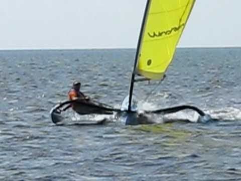WindRider 16 Windrider 16 Trimaran at speed Outer Banks NC YouTube