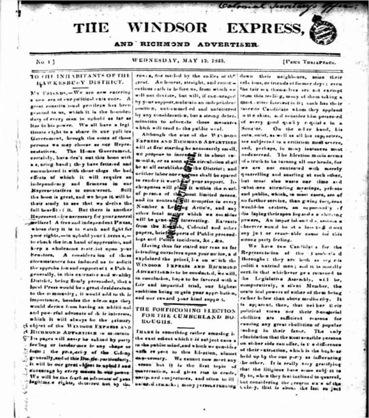 Windsor Express and Richmond Advertiser