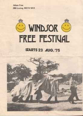 Windsor Free Festival Windsor Free Festival 1974 Vintagerocks Weblog