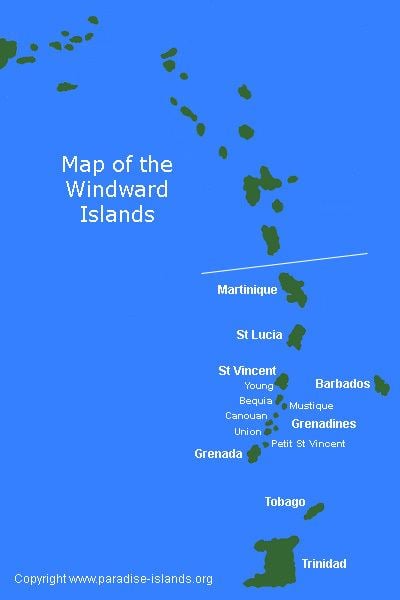 Windward Islands Windward Islands The Caribbean Windward Islands Map and Guide