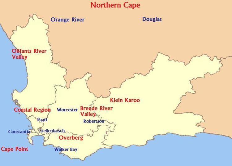 Wine regions of South Africa