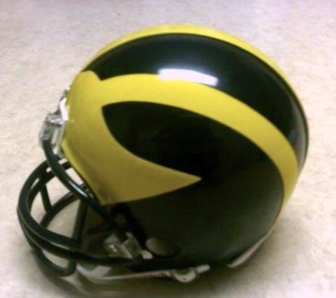 Winged football helmet