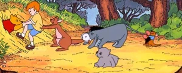 Winnie the Pooh and the Honey Tree movie scenes Winnie the Pooh and the Honey Tree Animated StoryBook