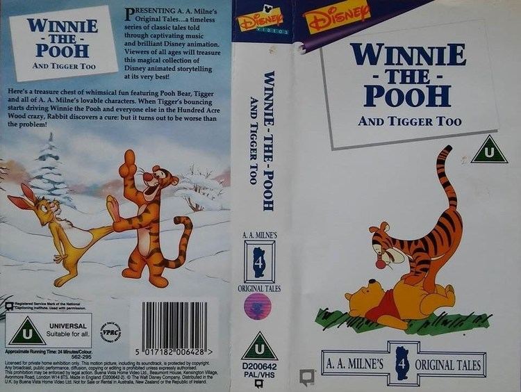 Winnie the Pooh and Tigger Too Winnie the Pooh and Tigger Too 1995 UK VHS YouTube