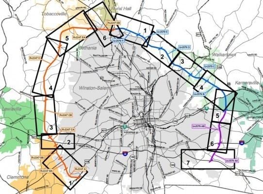 Winston-Salem Beltway NCDOT Awards Contract for First Section of the Northern Beltway