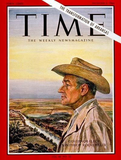 Winthrop Rockefeller TIME Magazine Cover Winthrop Rockefeller Dec 2 1966