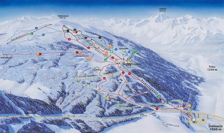 Wipptal Ski map Wipptal Steinach Gries Austria