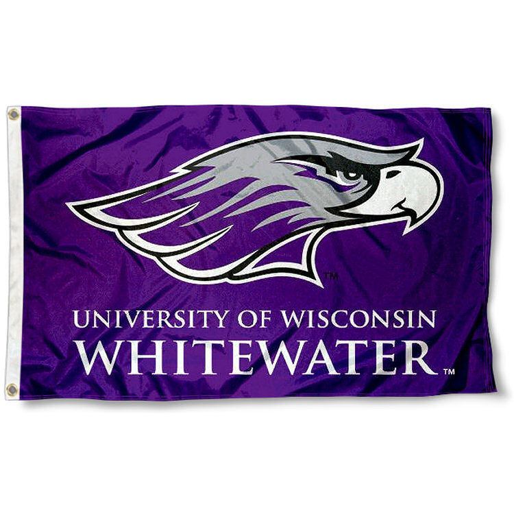 Wisconsin–Whitewater Warhawks Wisconsin Whitewater Warhawks Flag at College Flags and Banners Co