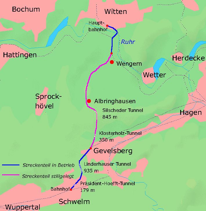 Witten–Schwelm railway