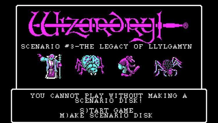 Wizardry III: Legacy of Llylgamyn PC1983 Wizardry III Legacy of Llylgamyn Unofficial Score HQ