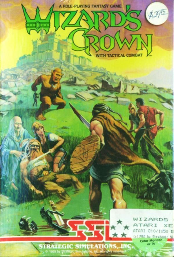 Wizard's Crown Atari 400 800 XL XE Wizards Crown scans dump download