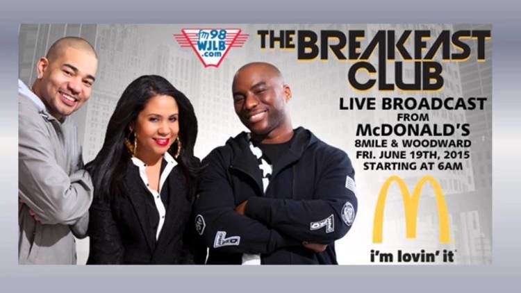 WJLB Cheron on FM 98 WJLB Promoting The Breakfast Club Friday McDonalds