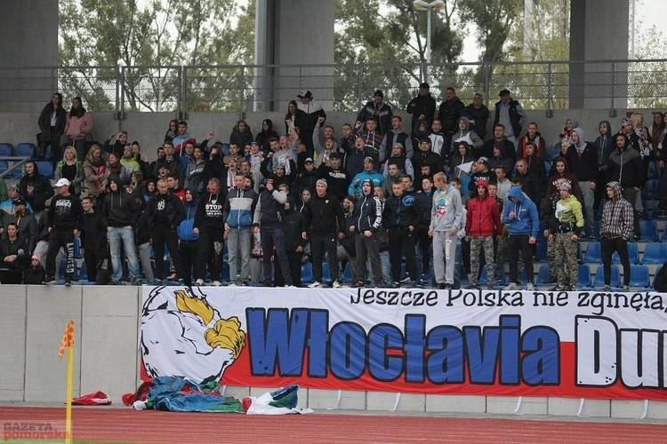 Włocłavia Włocławek Kibice na meczu 5 ligi Wocavia Wocawek Wisa Dobrzy 30