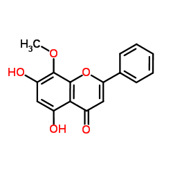 Wogonin Wogonin C16H12O5 ChemSpider