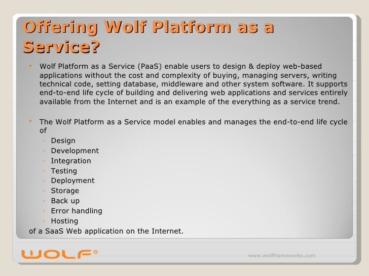 Wolf Frameworks httpsimageslidesharecdncomwolfframeworksplat