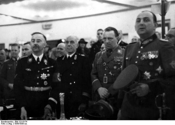 Wolf-Heinrich Graf von Helldorff Photo Heinrich Himmler and Berlin police chiefs Wolf Heinrich Graf