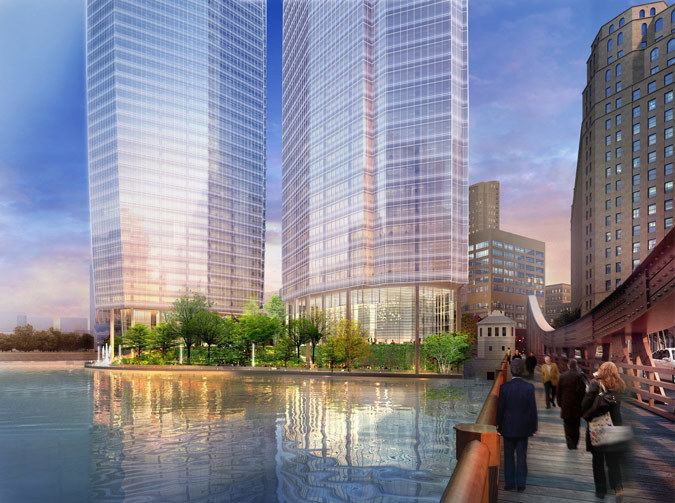 Wolf Point, Chicago Developer accidentally reveals heights of Wolf Point towers