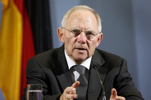 Wolfgang Schauble German Finance Minister Wolfgang Schaeuble blames Greece