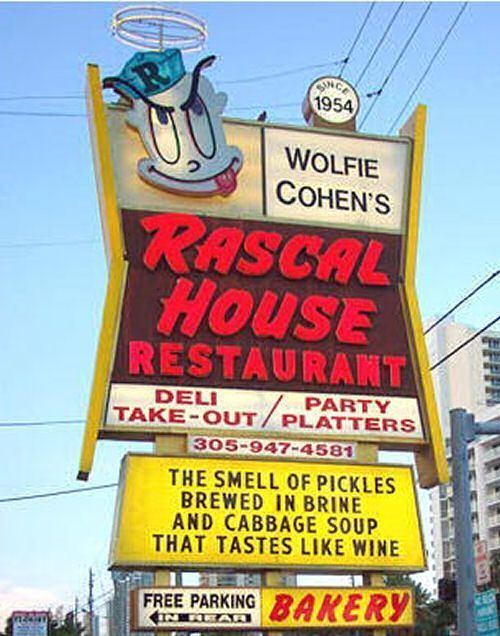 Wolfie Cohen's Rascal House 17 Best images about rascal house on Pinterest Lost Miami and