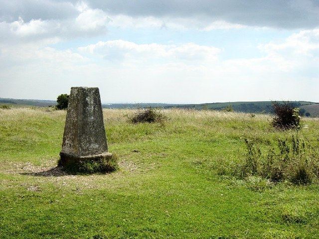 Wolstonbury Hill Wolstonbury Hill Trig Point Janine Forbes Geograph Britain and
