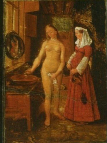Woman Bathing (van Eyck)