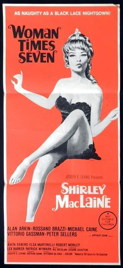 Woman Times Seven WOMAN TIMES SEVEN Original Daybill Movie Poster Shirley MacLaine