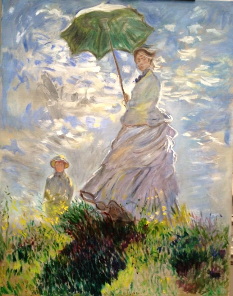 Woman with a Parasol - Madame Monet and Her Son Woman with a Parasol Madame Monet and Her Son after Claude Monet