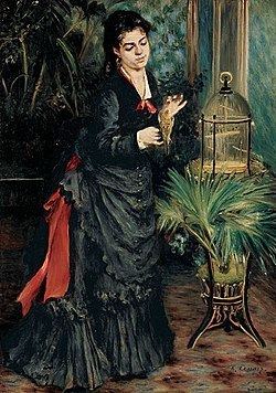 Woman with Parakeet httpsuploadwikimediaorgwikipediacommonsthu