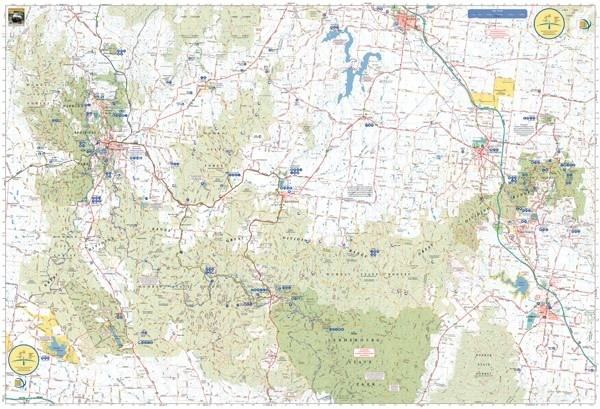 Wombat State Forest Wombat State Forest 4WD Folded Meridian Maps Books Travel