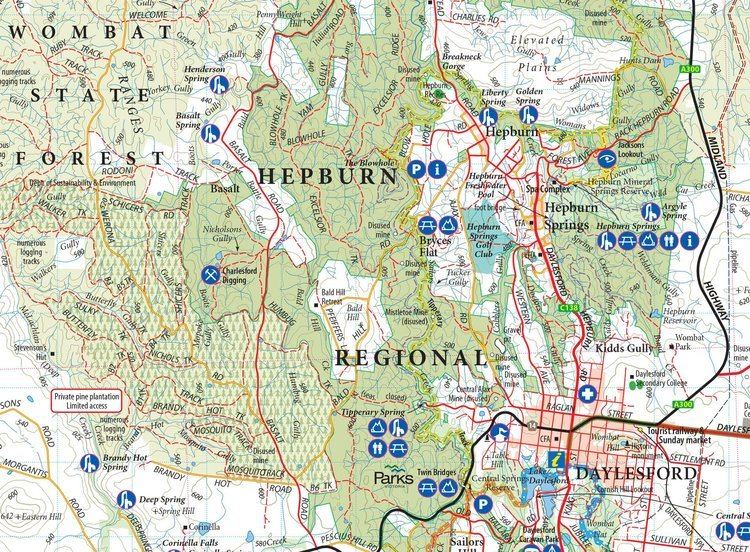 Wombat State Forest Wombat State Forest map buy map of Wombat State Forrest Mapworld