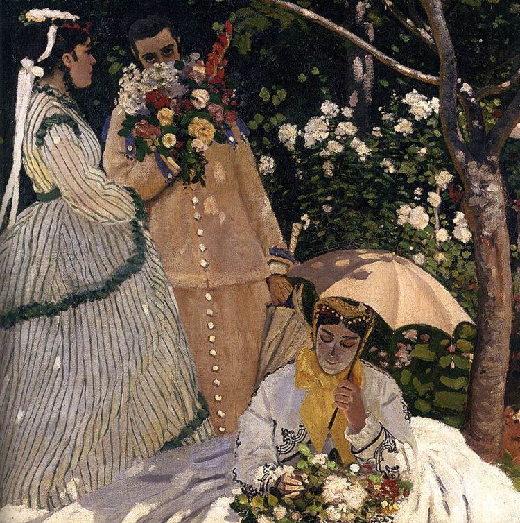 Women in the Garden Claude Monet Fine Art Biblio