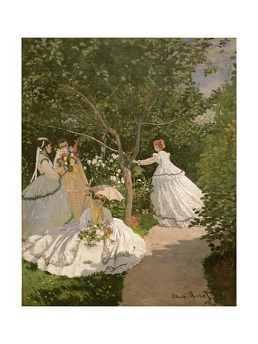 Women in the Garden Women in the Garden 1867 Giclee Print by Claude Monet at AllPosterscom