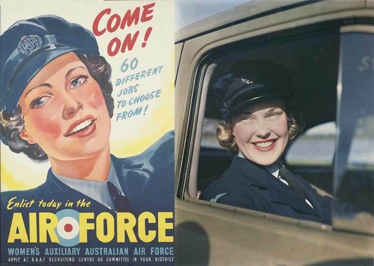 Women's Auxiliary Australian Air Force Women in Uniform in World War Two Glamourdaze